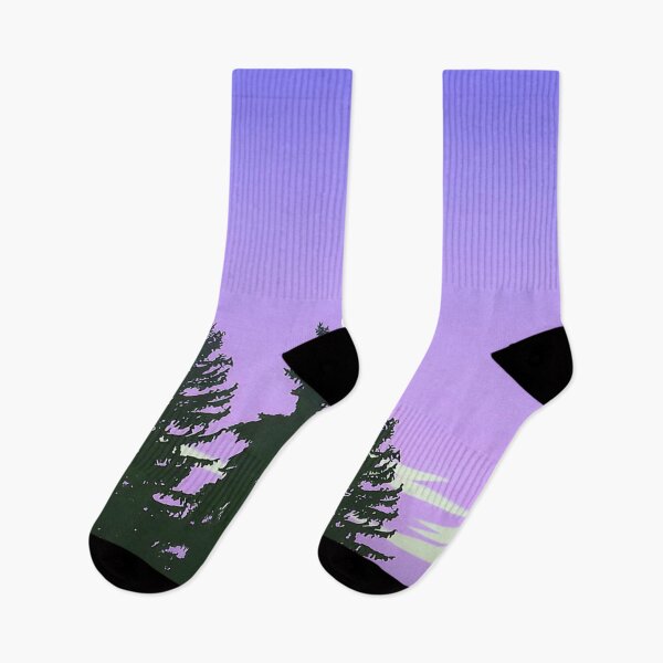 Item preview, Pine Trees & Purple Skies Minimalist Artwork designed and sold by NexusArts.