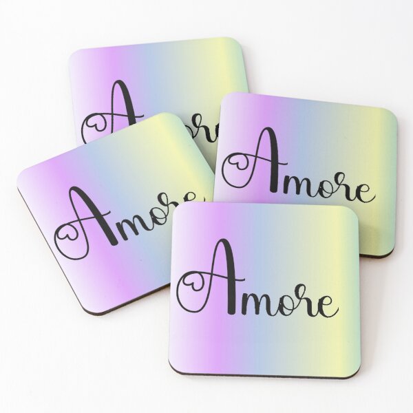 Item preview, Amore | Rainbow Gradient Text Design | Simply Love | Raise Your Frequency designed and sold by FrequencyV.