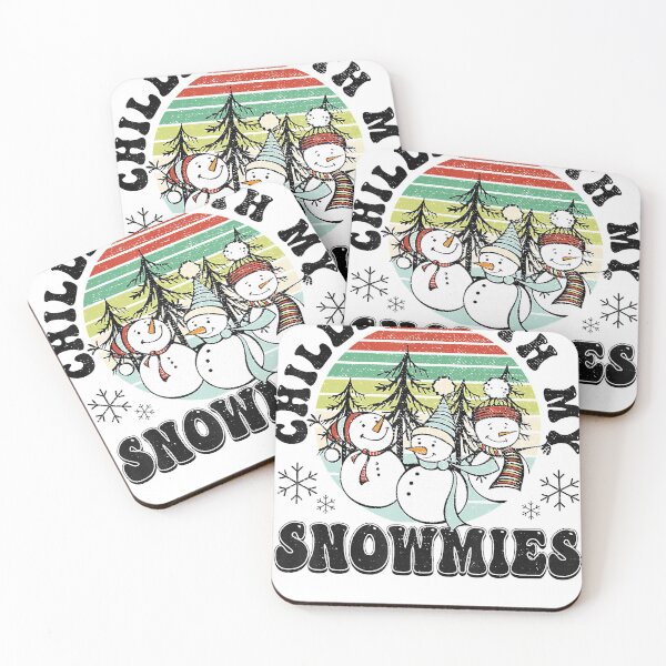 Item preview, Vintage Retro Chillin With My Snowmies Funny Xmas Holiday designed and sold by DavidBenson47.