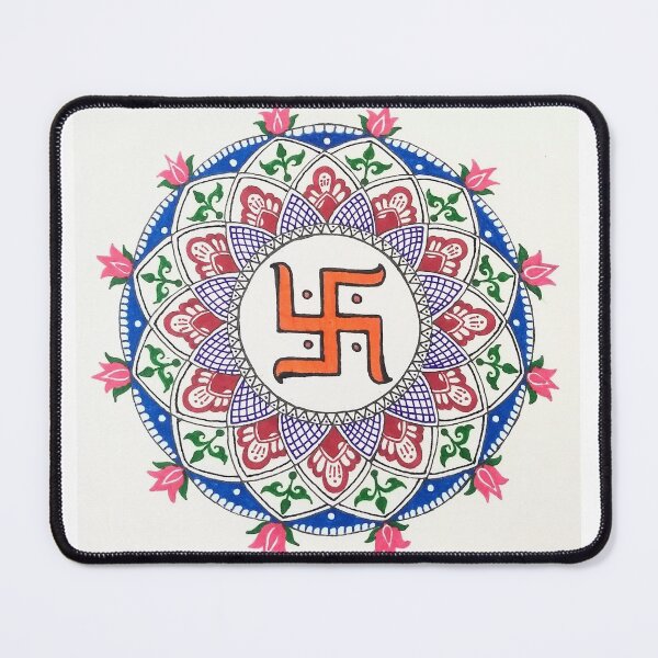 Item preview, Symmetrical Floral Mandala Art designed and sold by TheArtContent.