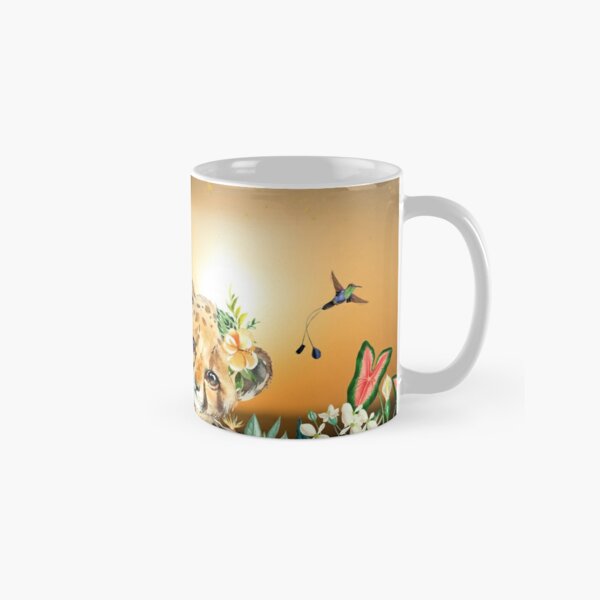 The Cute Duo At Sunset In The Magical Jungle Classic Mug