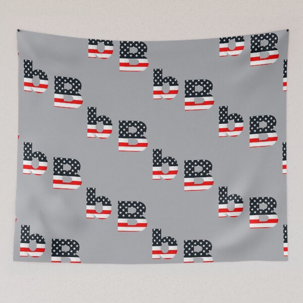 Item preview, alphabet USA B designed and sold by mostheristore.
