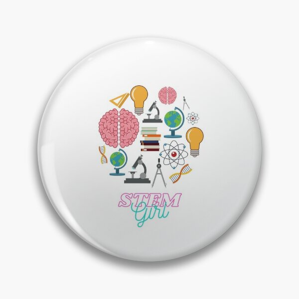 STEMINIST Pin Button – ScienceGrit