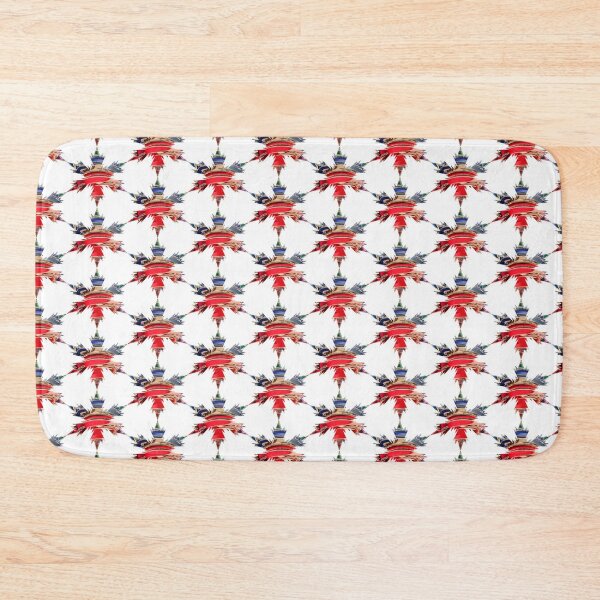 Item preview, Xmas Snowflakes Red Blue Green Navy swivel Star by Iritof designed and sold by iritof.