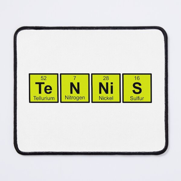 Item preview, Awesome Tennis gift for tennis players | tennis is a science, periodic table | periodic elements spelling designed and sold by surfingfun.