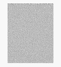 bee movie script Photographic Print