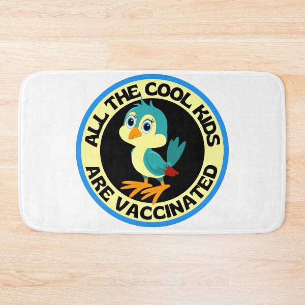 Item preview, All The Cool Kids Are Vaccinated Cute Blue Bird Cool designed and sold by RGRamsey.