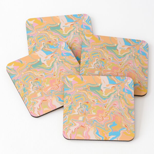 Item preview, Candy corn | liquid pour | marble art designed and sold by Amanda Ozga.