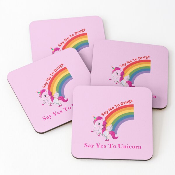 Item preview, Say No To Drugs say Yes To Unicorn designed and sold by Abdelrahman ELFADEL.