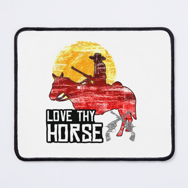 Item preview, Red Horse Sunset  - LOVE THY HORSE, Redemption of the West designed and sold by Gerdajadeshop.
