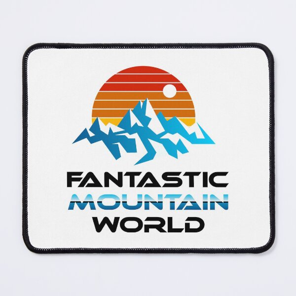 Item preview, fantastic mountain world - fantastic mountain world designed and sold by ajkbilder.