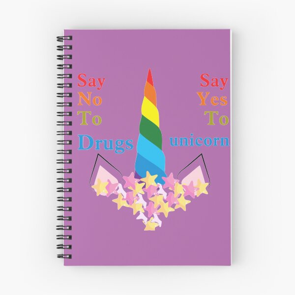 Item preview, Say No To Drugs say Yes To Unicorn designed and sold by Abdelrahman ELFADEL.