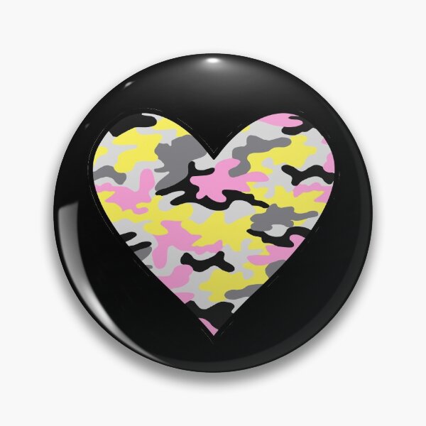 Item preview, Queerplatonic Pride Camo Pattern Heart designed and sold by M-L-Creations.