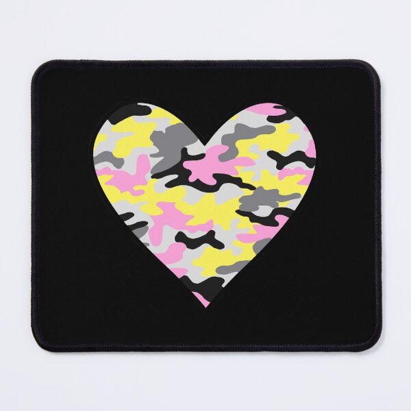Item preview, Queerplatonic Pride Camo Pattern Heart designed and sold by M-L-Creations.