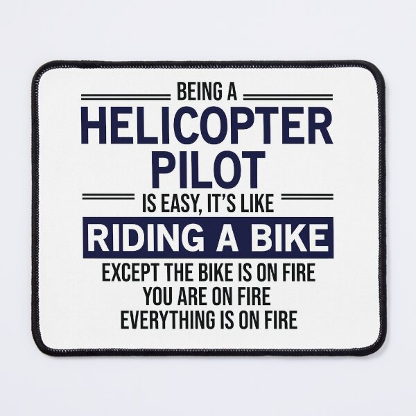 Item preview, Being A Helicopter Pilot Is Easy designed and sold by woodesigner.