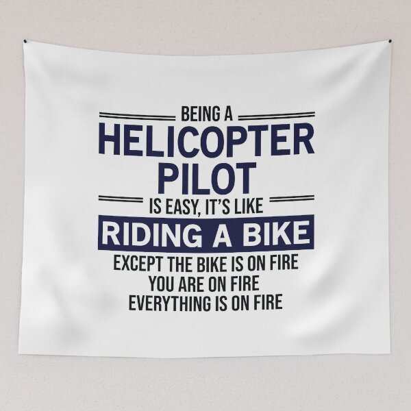 Item preview, Being A Helicopter Pilot Is Easy designed and sold by woodesigner.