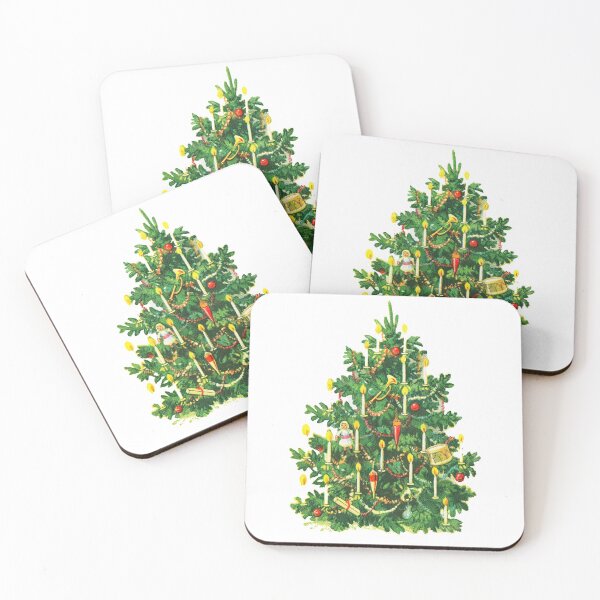 Item preview, Christmas Tree Greetings (1921) Vintage Antique Decorated Xmas Tree designed and sold by IMPHives.
