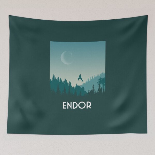 Artikelvorschau, Endor-Poster entworfen und verkauft von GarryDeanArt.