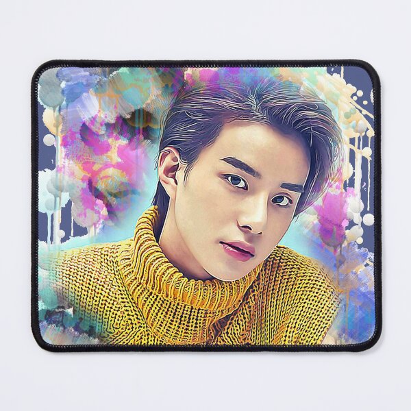 Item preview, NCT Jungwoo colorful art designed and sold by Lajibolalaa.