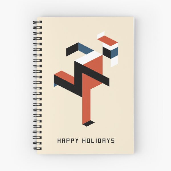 Item preview, Felices fiestas, Papá Noel inspirado en la Bauhaus designed and sold by D-Spot Shop.