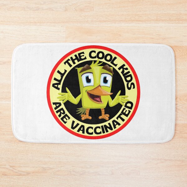 Item preview, All The Cool Kids Are Vaccinated Cute Yellow Bird Cool designed and sold by RGRamsey.