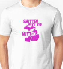 michigan t shirts smitten with the mitten