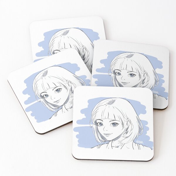 Item preview, Anime girl in semi realistic style designed and sold by ViharArt.