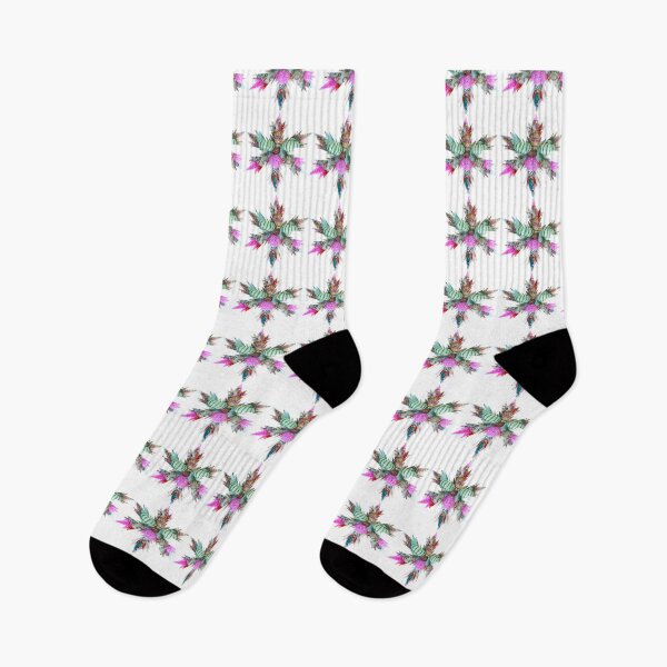 Item preview, Xmas Whimsical Snowflakes shiny mint pink Star by Iritof designed and sold by iritof.