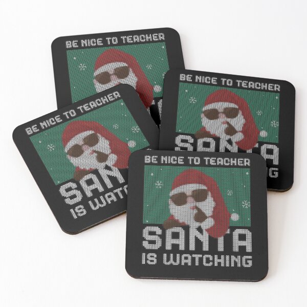 Item preview, Be Nice To The Teacher Santa Is Watching designed and sold by taddd.