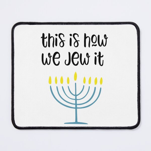 Item preview, This Is How We Jew It Menorah designed and sold by ZestyFruit.