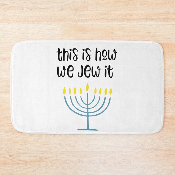 Item preview, This Is How We Jew It Menorah designed and sold by ZestyFruit.