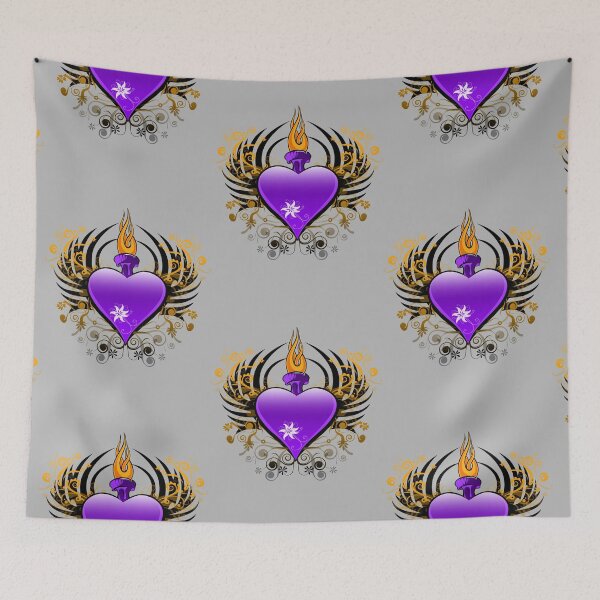 Item preview, Flaming Heart designed and sold by PrettyKitty.
