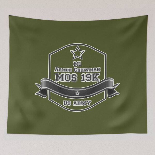 Item preview, Military Army Forces  M1 Armor Crewman MOS19K designed and sold by PodiShawna.