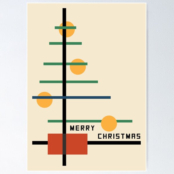 Item preview, Merry Christmas, Bauhaus Inspired Christmas Tree designed and sold by D-Spot Shop.