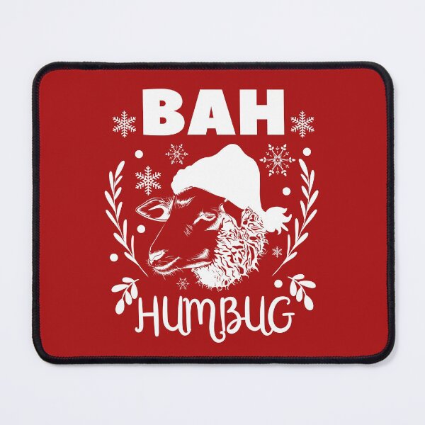 Item preview, Funny Christmas Pyjama Top,  Bah Humbug, Funny Christmas Sheep Pun, Family Christmas Pyjama  designed and sold by Coralgb.