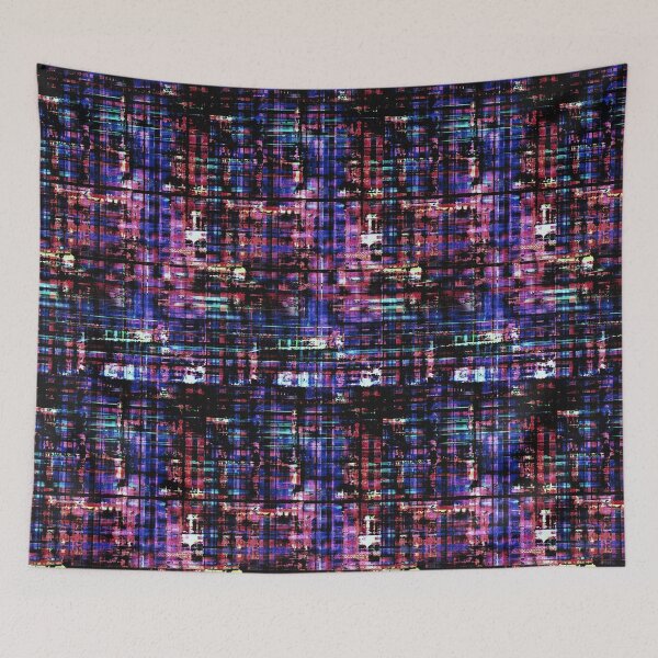 Item preview, cyberpunk plaid designed and sold by DeadEndDemon.