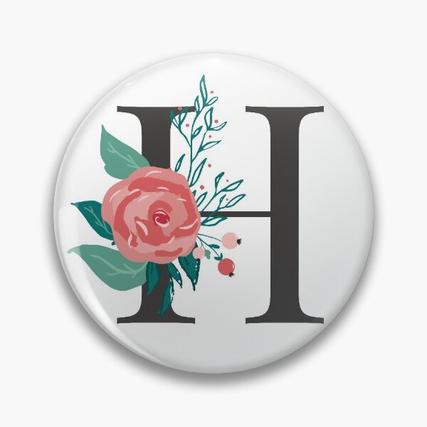 Item preview, H Monogram Rose designed and sold by Terelaska.