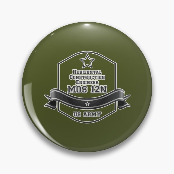 Item preview, Military Army Forces Horizontal Construction Engineers MOS12N designed and sold by PodiShawna.