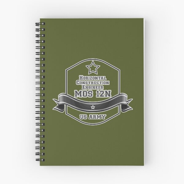 Item preview, Military Army Forces Horizontal Construction Engineers MOS12N designed and sold by PodiShawna.