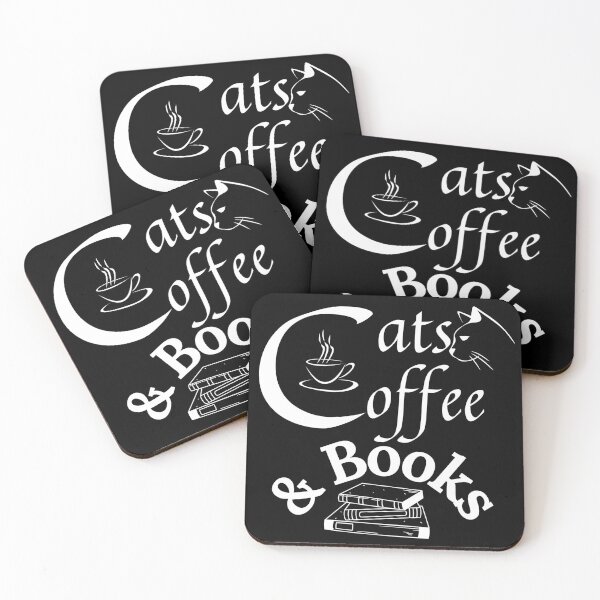 Item preview, Love for Coffee, Cat and Books designed and sold by roasted-peanuts.
