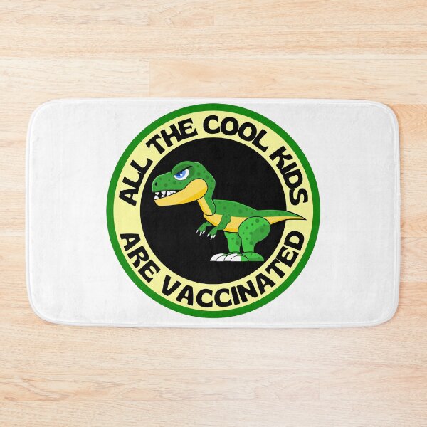 Item preview, All The Cool Kids Are Vaccinated Cute Green Dinosaur Cool designed and sold by RGRamsey.