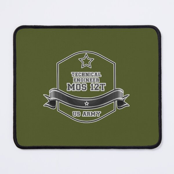 Item preview, Military Army Forces Technical Engineer Specialist MOS12T designed and sold by PodiShawna.