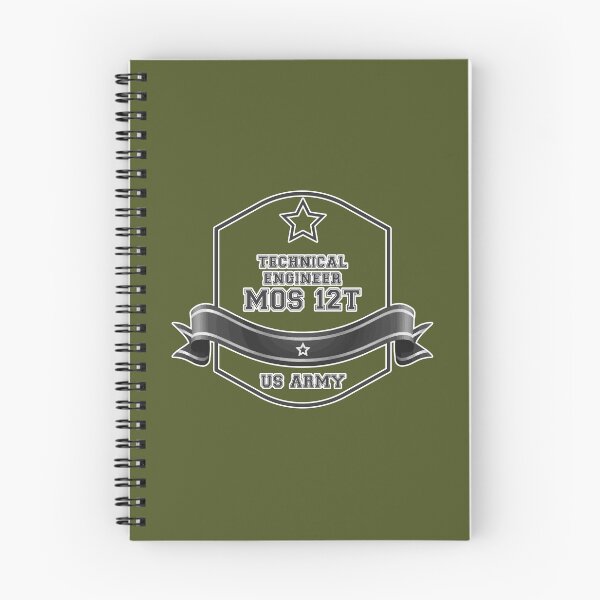 Item preview, Military Army Forces Technical Engineer Specialist MOS12T designed and sold by PodiShawna.