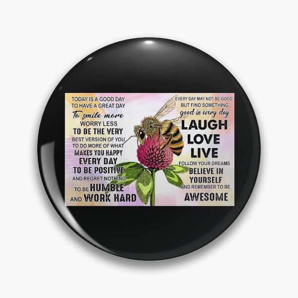 Item preview, Bee Lover - Bee Today Is Good Day To Have A Great Day - Honey Bee Lover - Bee Garden designed and sold by SockaArt1.