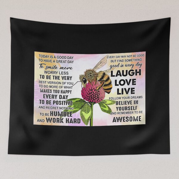 Item preview, Bee Lover - Bee Today Is Good Day To Have A Great Day - Honey Bee Lover - Bee Garden designed and sold by SockaArt1.