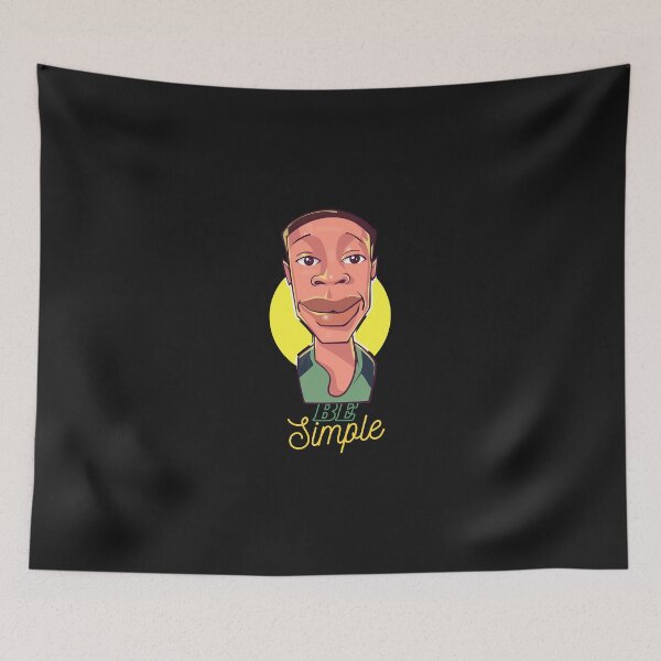Item preview, Be Simple With Khaby Lame,Funny & Cool Khaby Lame Caricature Baseball ¾ Sleeve designed and sold by canancyw3tr.