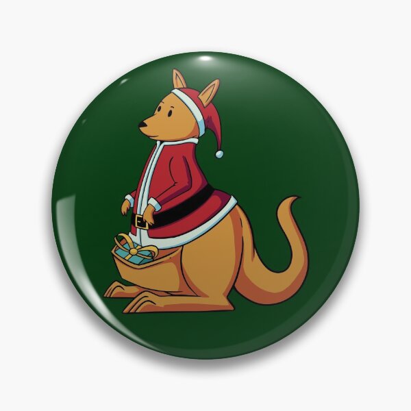 Item preview, Christmas kangaroo in Santa Claus outfit designed and sold by Alex-Creare.