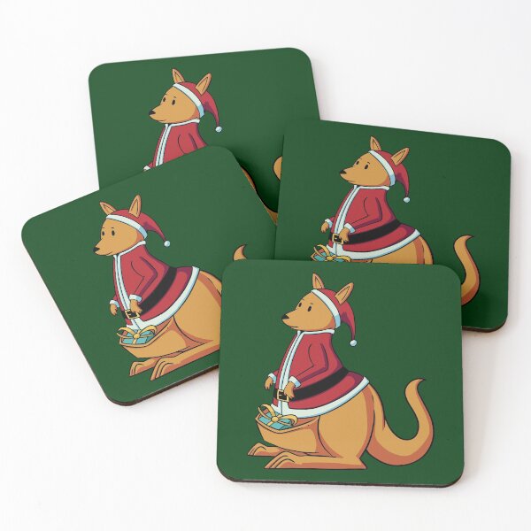 Item preview, Christmas kangaroo in Santa Claus outfit designed and sold by Alex-Creare.