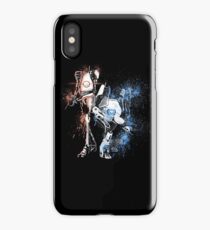 Portal Orange and Blue iPhone Case