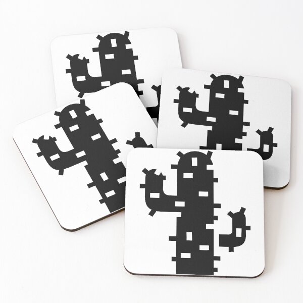 Item preview, black cactus cartoon designed and sold by violetcharlotte.